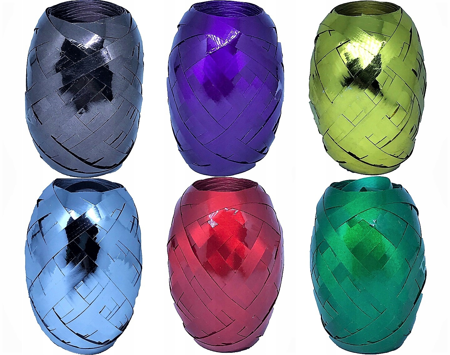 WSTĄŻKA DO DEKORACJI PAKOWANIA PREZENTÓW TASIEMKA ŚWIĄTECZNA KPL 6x20m