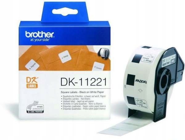 

Etykiety org. Brother DK-11221 23x23mm QL700 QL800