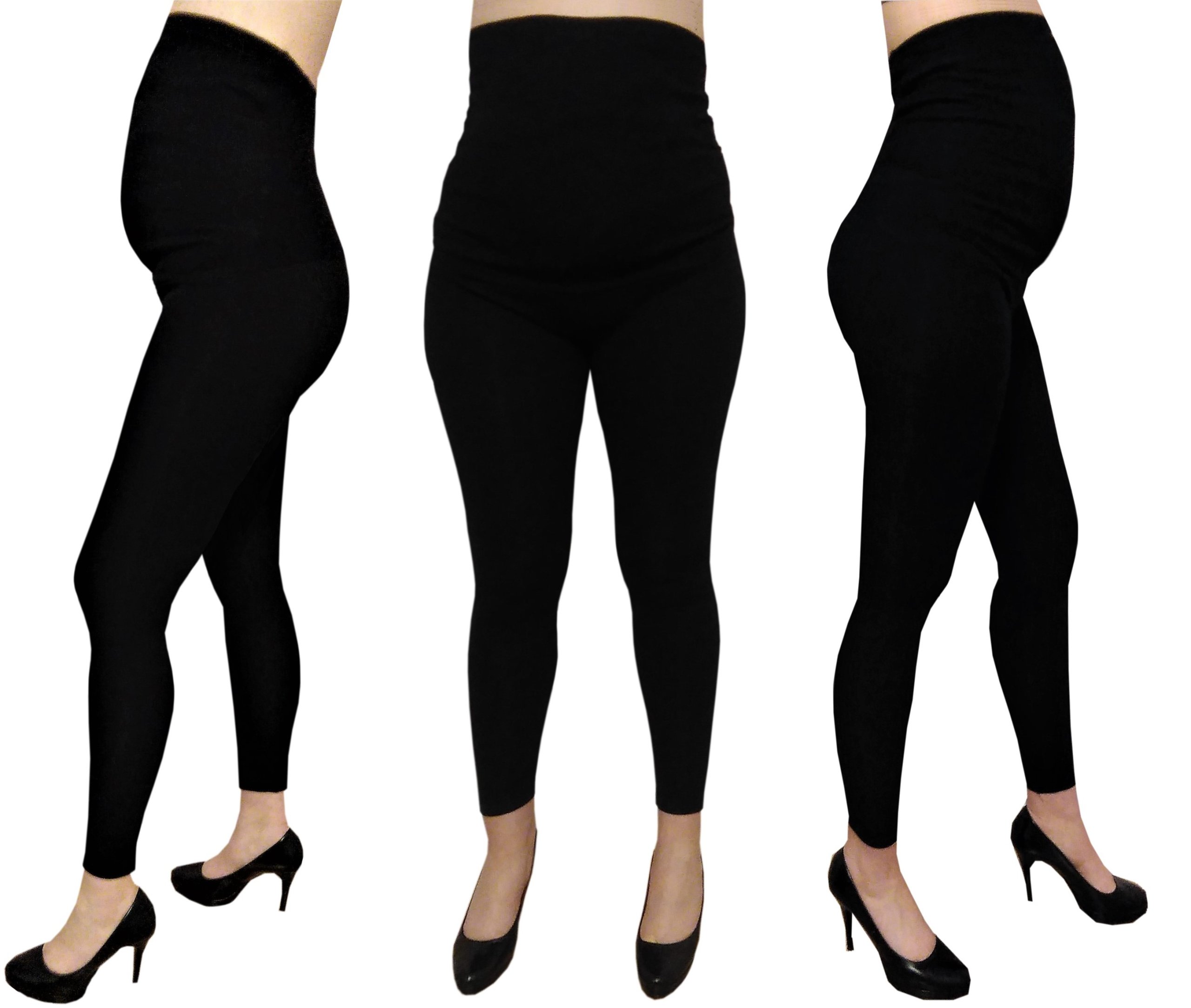 

Legginsy Ciążowe Getry Ocieplane XL 42 44 Grube
