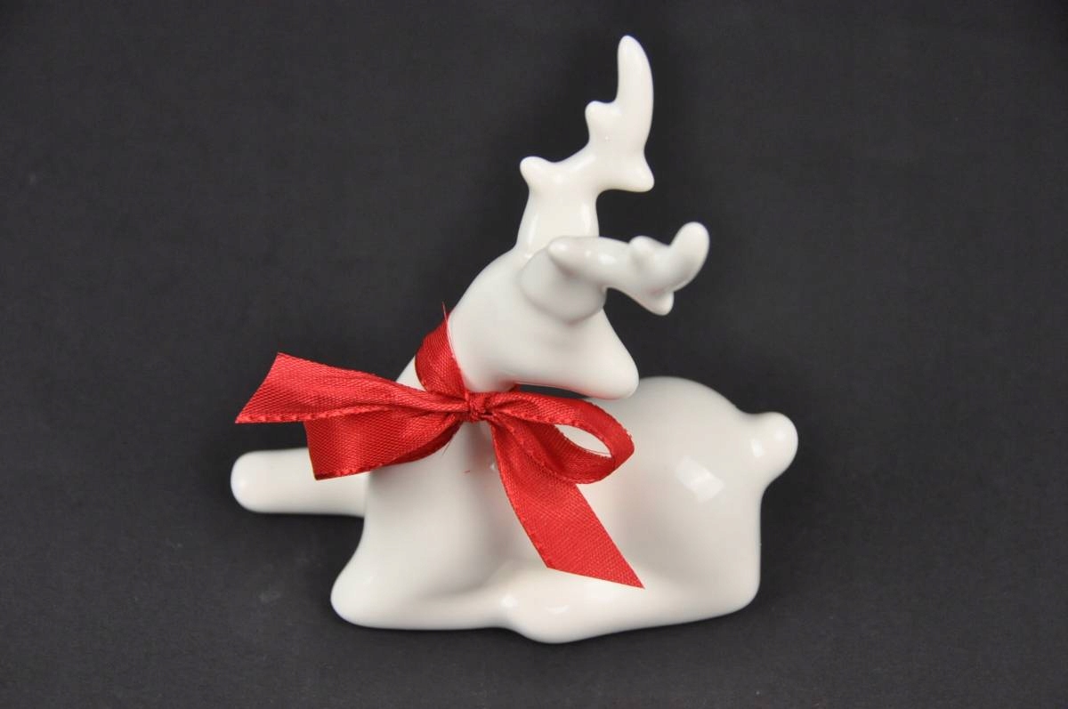 RENIFER PORCELANOWY ŚMIETANKOWY Marka inna