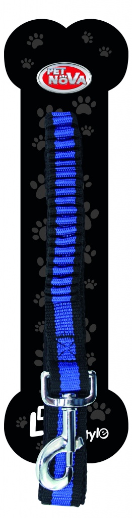 

Smycz dla psa L-BUNGEE-BLUE,rozciągliwa 2,5