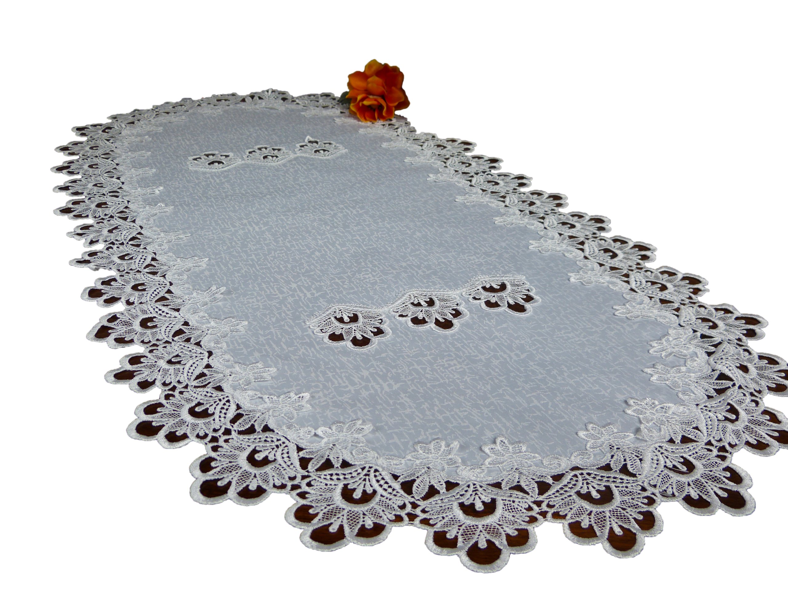 

Bieżnik z gipiurą 60x120 biały poliester Glb