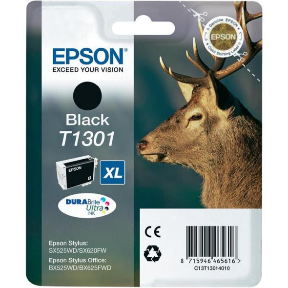 

Tusz org. Epson T1301 Bk SX525 SX535 SX620 WF3010