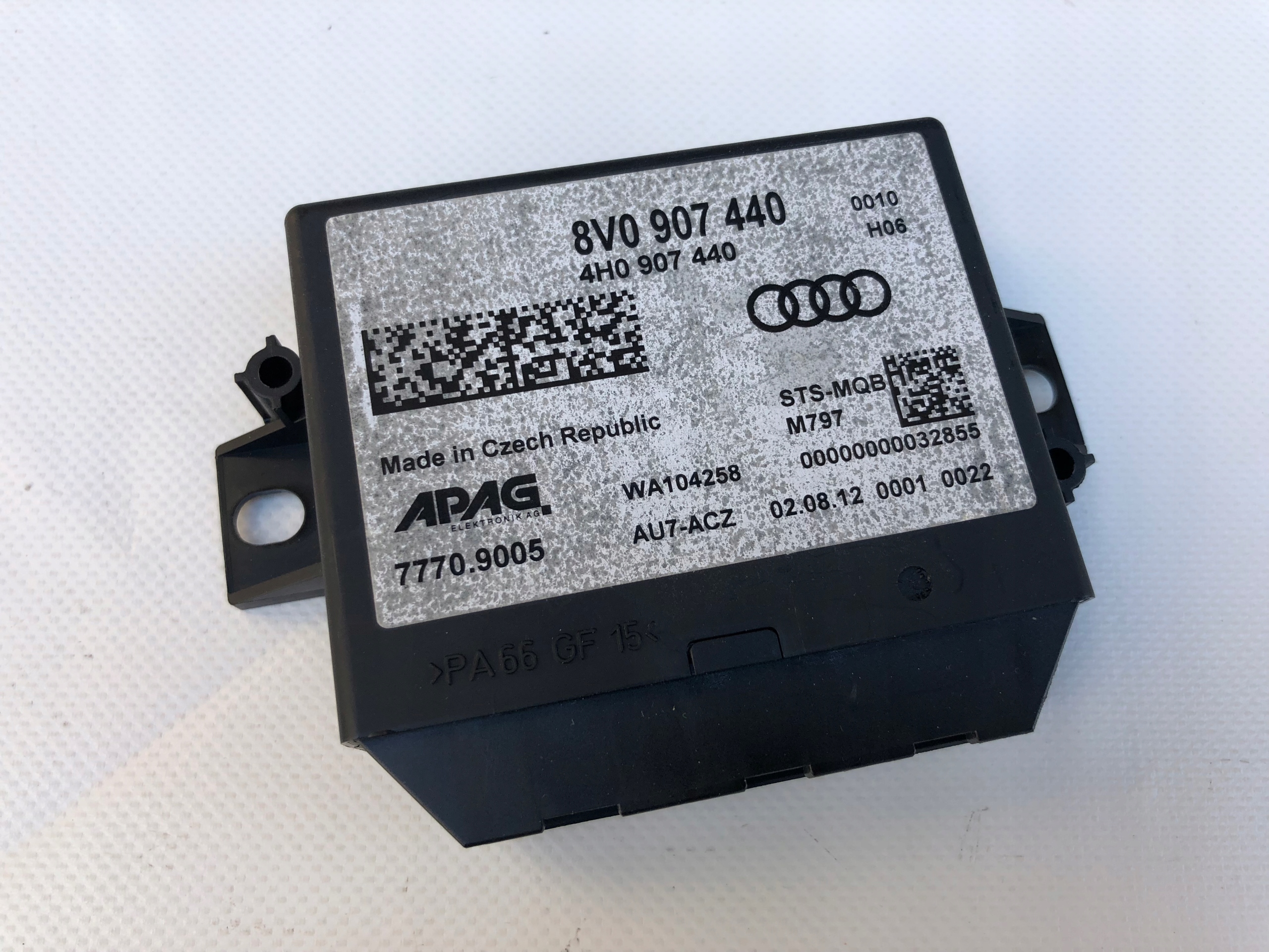 Управління розташуванняv0907440 AUDI A3 S3v