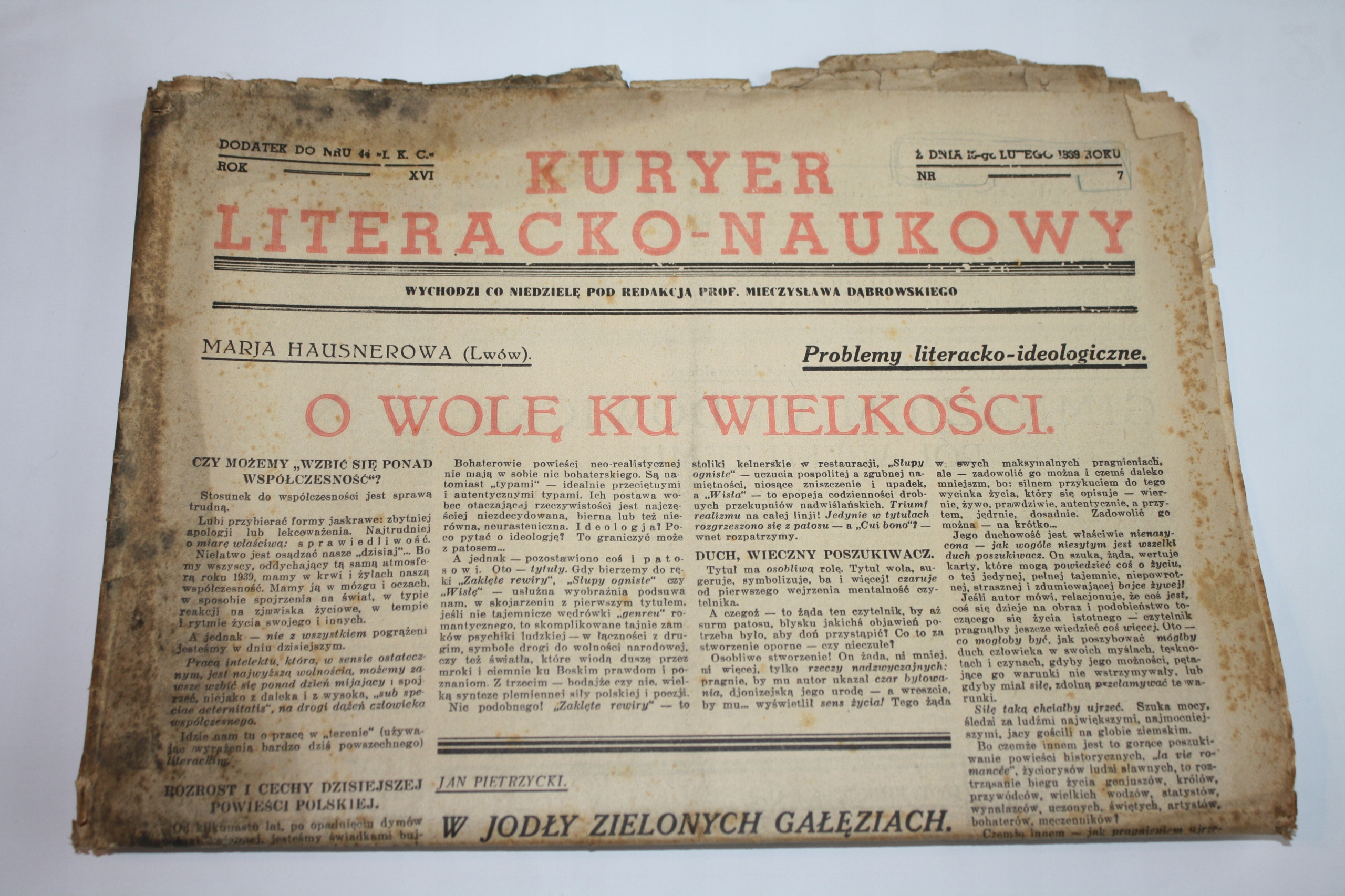 KURYER 1939 WADOWICE MYŚLISTWO ŁAŃCUT KRAKÓW