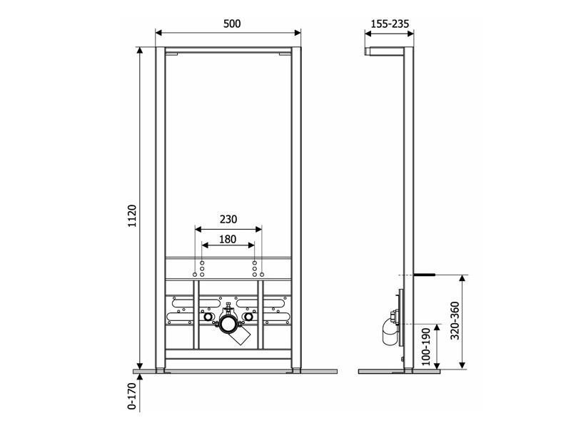 KK-POL AQUAFIORI STELAŻ DO BIDETU Marka Kk-Pol