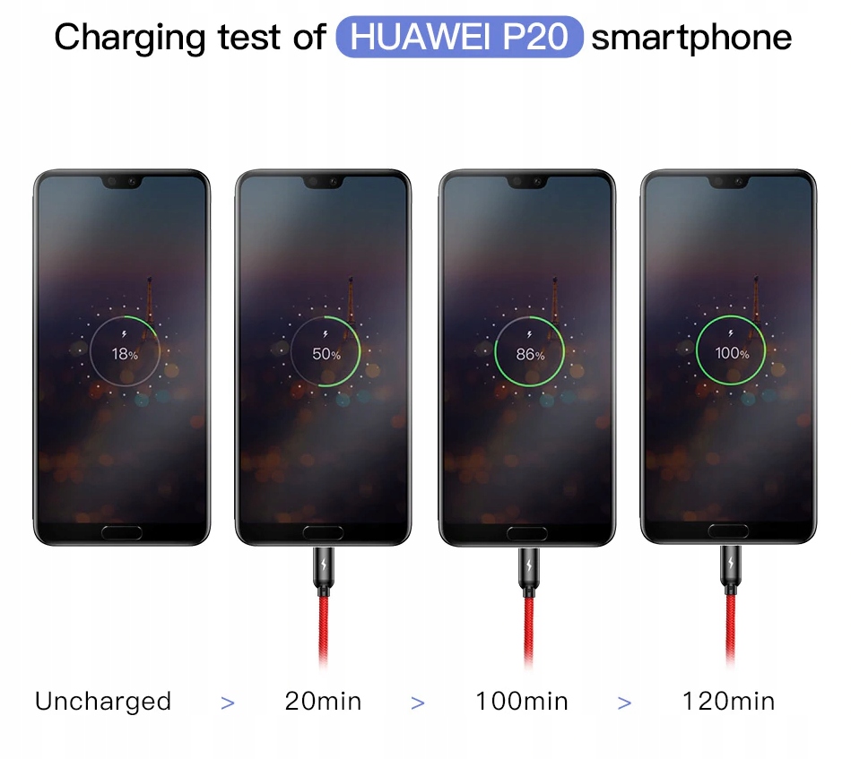 BASEUS MOCNY KABEL USB PRZEWÓD 3w1 do IPHONE MICRO TYP-C USB-C 3.5A 30cm Kolor wielokolorowy