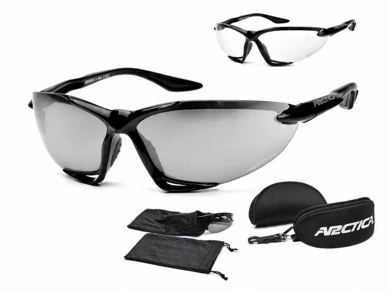 

Okulary Arctica S-50 Wymienne Szkła Rower + Etui