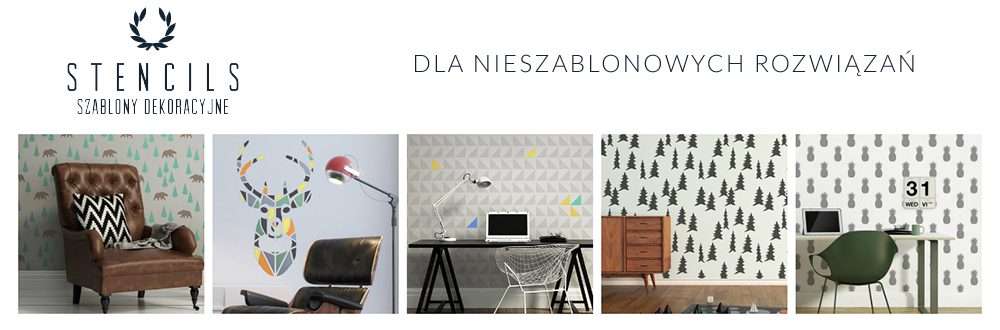 Naklejki na ścianę kropki kółka złote 10cm Marka Stencils