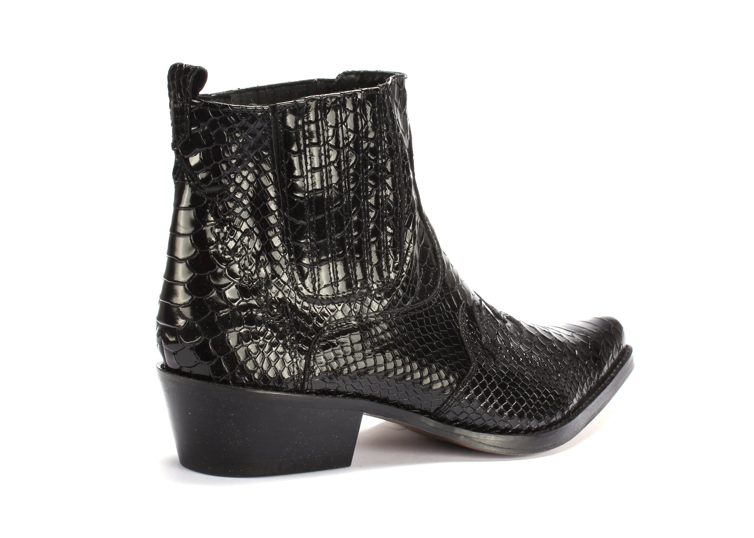 DAMSKIE KOWBOJKI MOTOCYKLOWE K-613 Skóra 36-41 Rozmiar 41