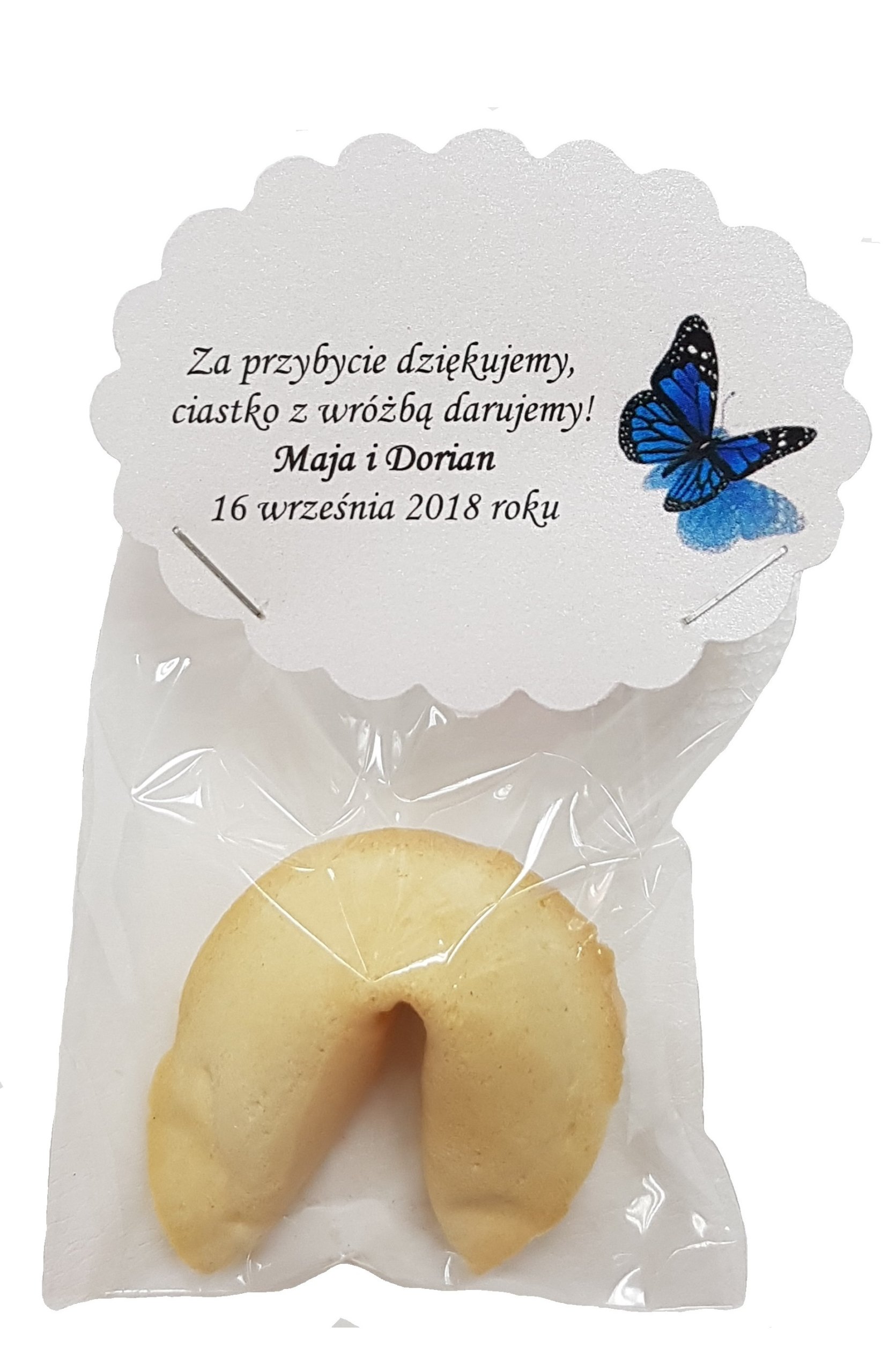 

Podziękowanie Dla Gości - Ciasteczko Z Wróżbą 72h