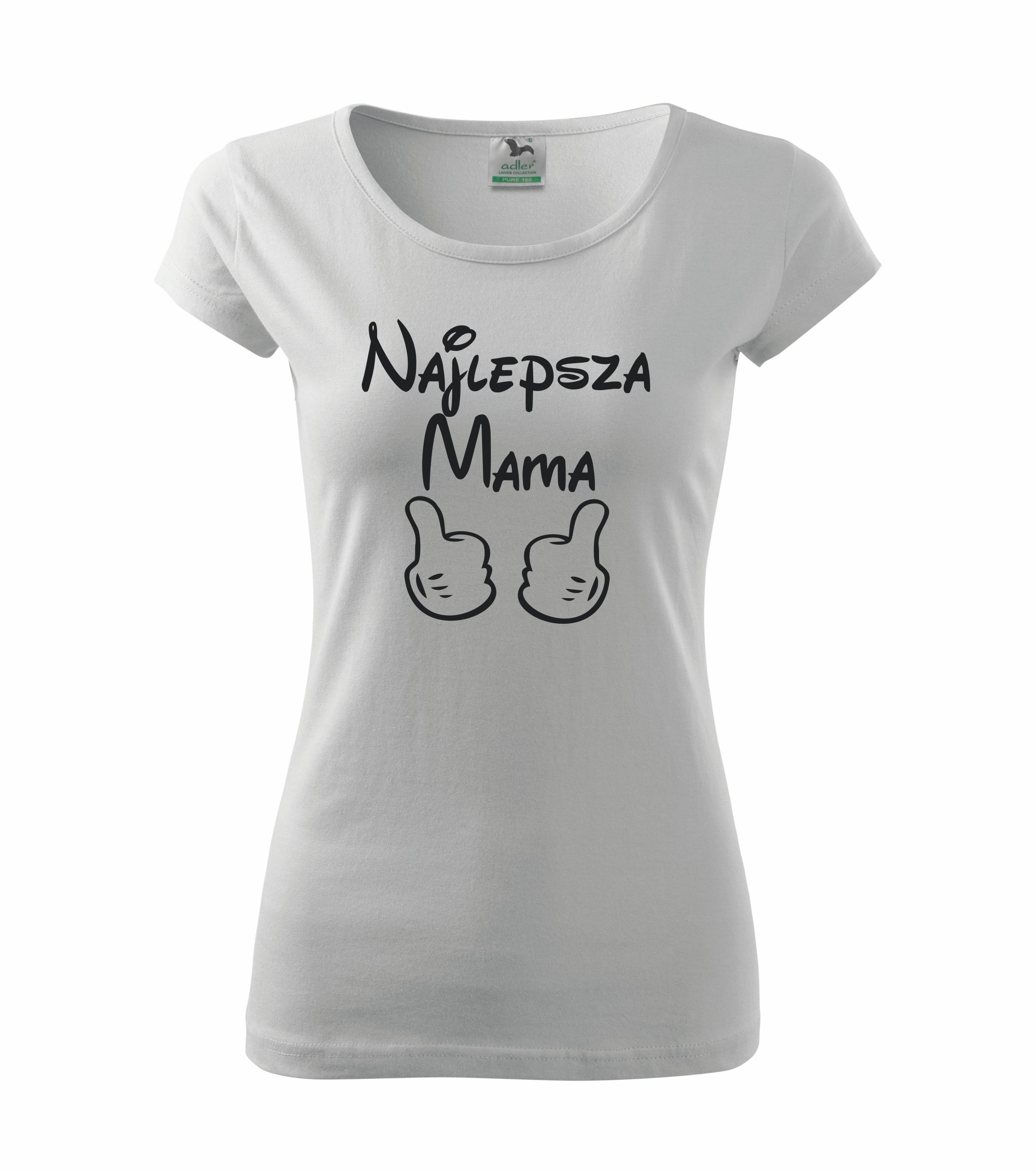 

Koszulka najlepsza super mama Dzień Mamy L