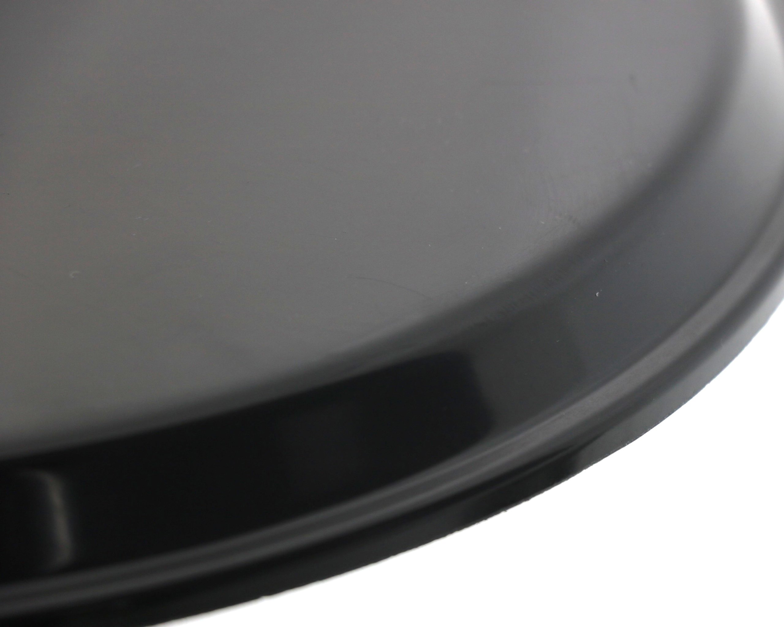 Taca kelnerska owalna antypoślizgowa 20x28 cm MINI Kolor czarny