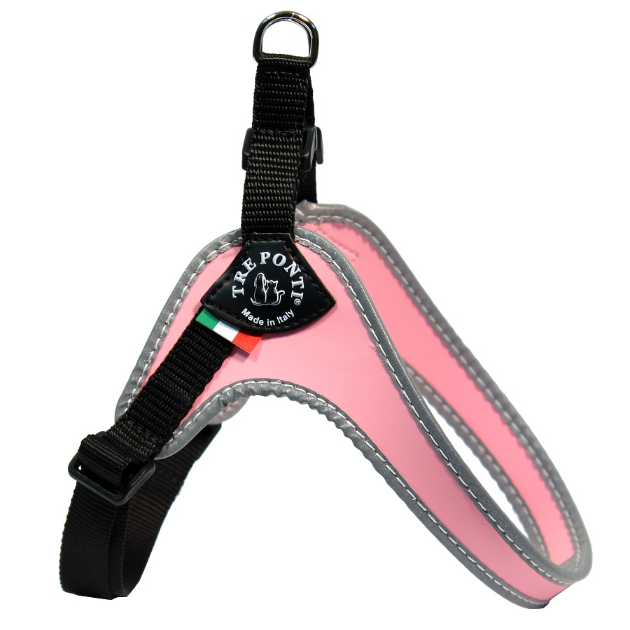 

Szelki Sznaucer 61-77 cm Tre Ponti różowe r. 4