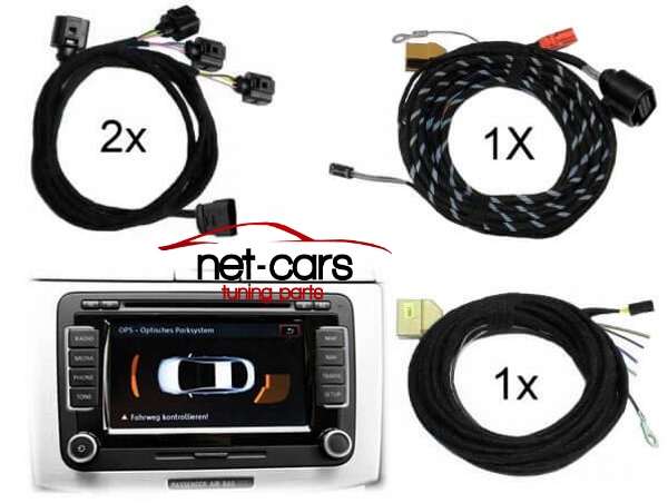 УСТАНОВКА PARKTRONIC PDC ПЕРЕДНИЙ ЗАДНИЙ КОМПЛЕКТ VW GOLF 6