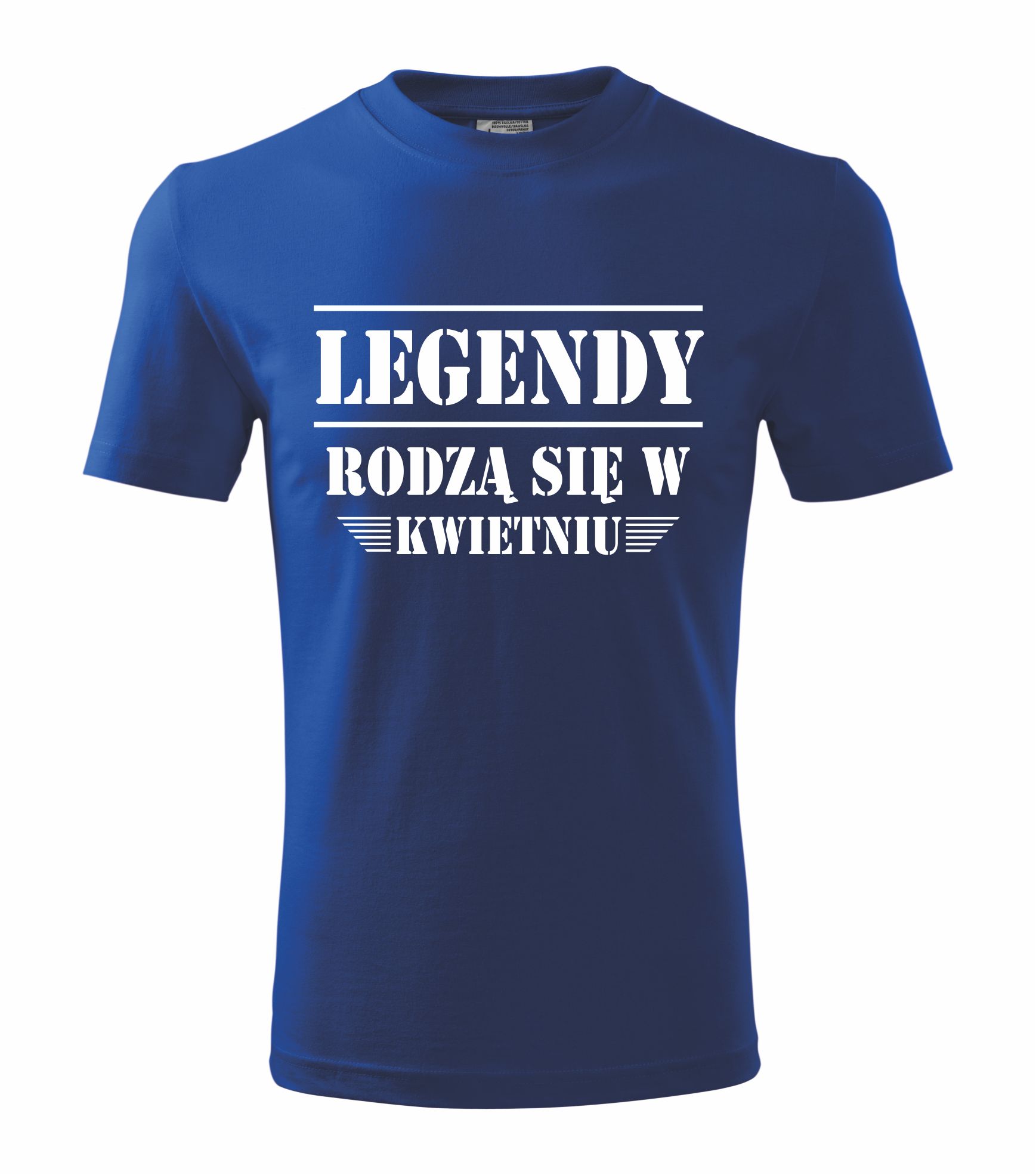 

Koszulka urodziny Legendy rodzą się w kwietniu M
