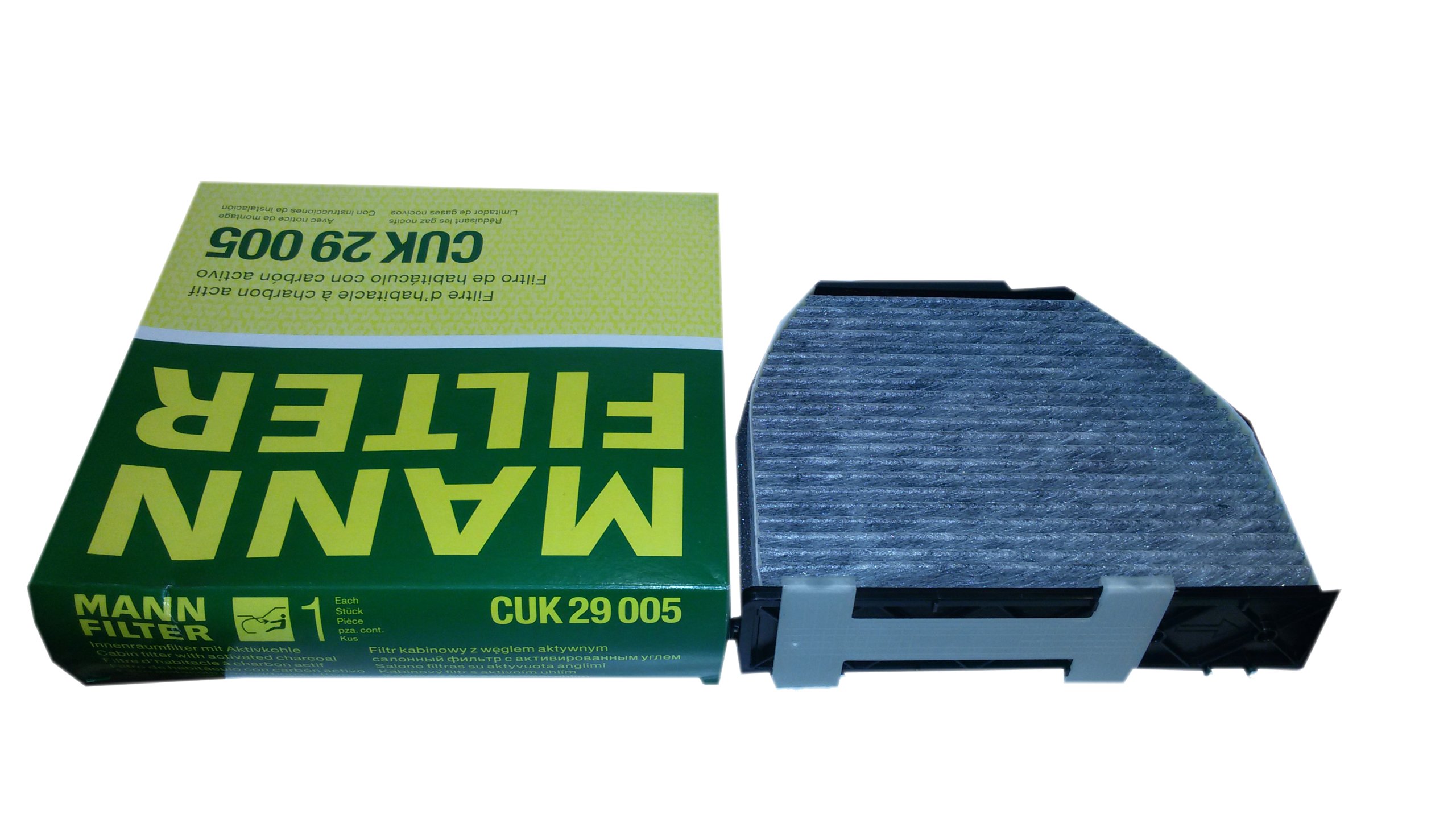 MANN FILTR KABINOWY CUK29005 MERCEDES C W204 W212 krakow - Allegro.pl