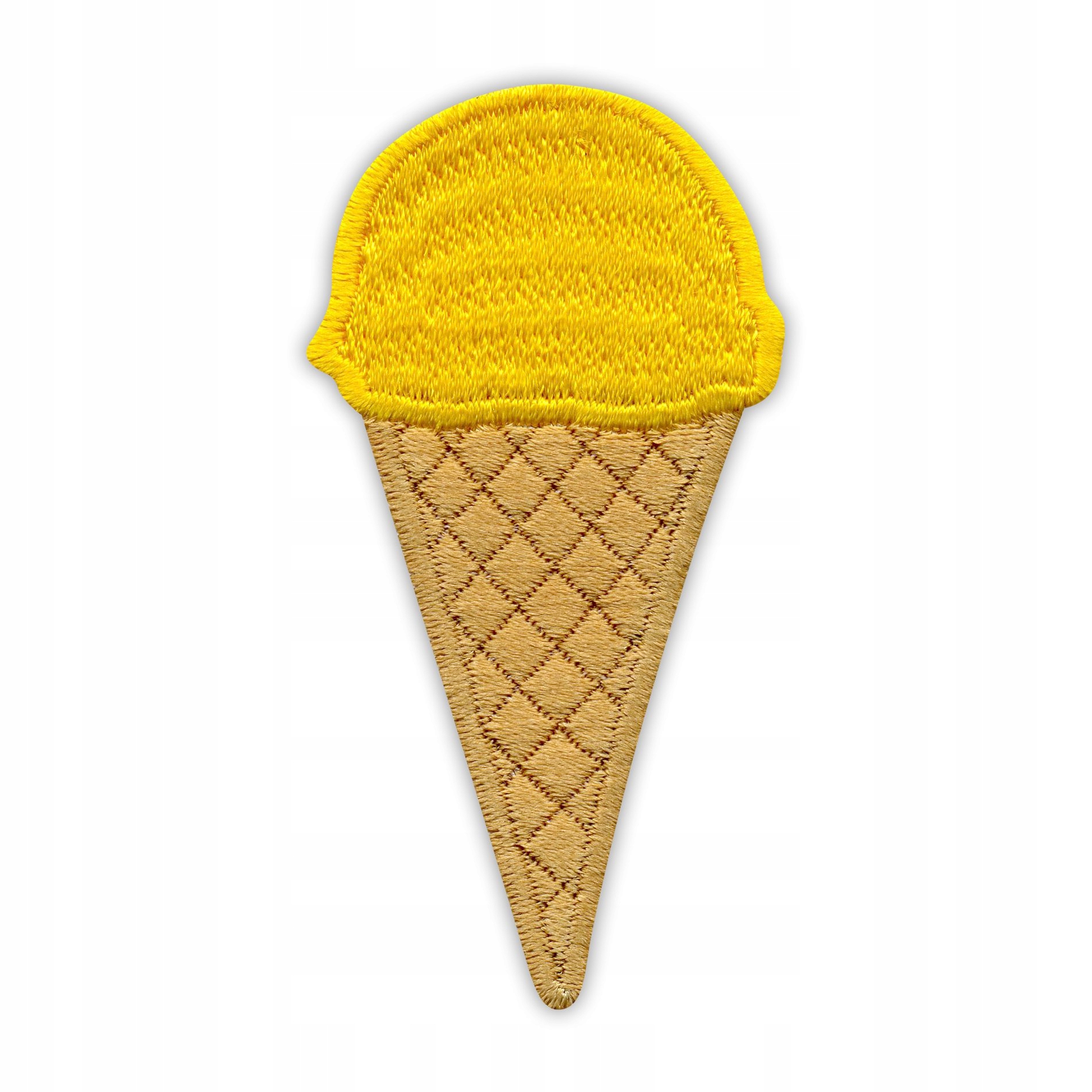 

Naszywka - Gałka lodów cytrynowych w wafelku Lody