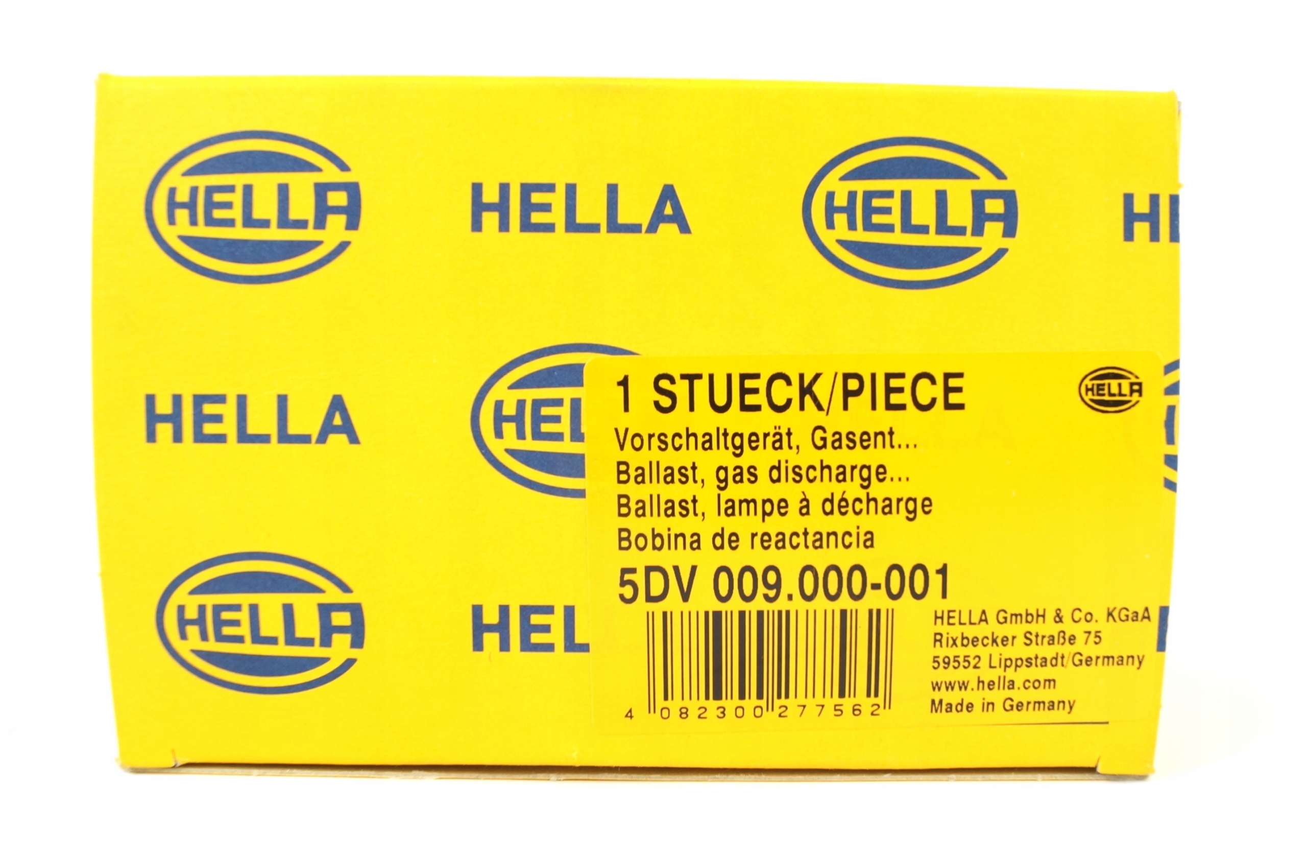 Przetwornica xenon ksenon oryginał HELLA EAN (GTIN) 4082300277562