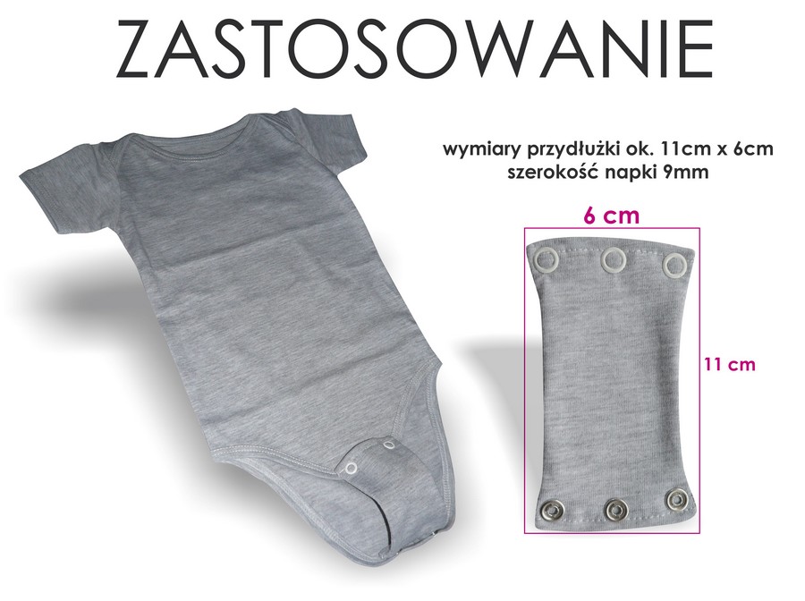 PRZEDŁUŻACZ DO BODY 9 KOLORÓW 2 NAPKI PRZEDŁUŻKA Marka Inna marka