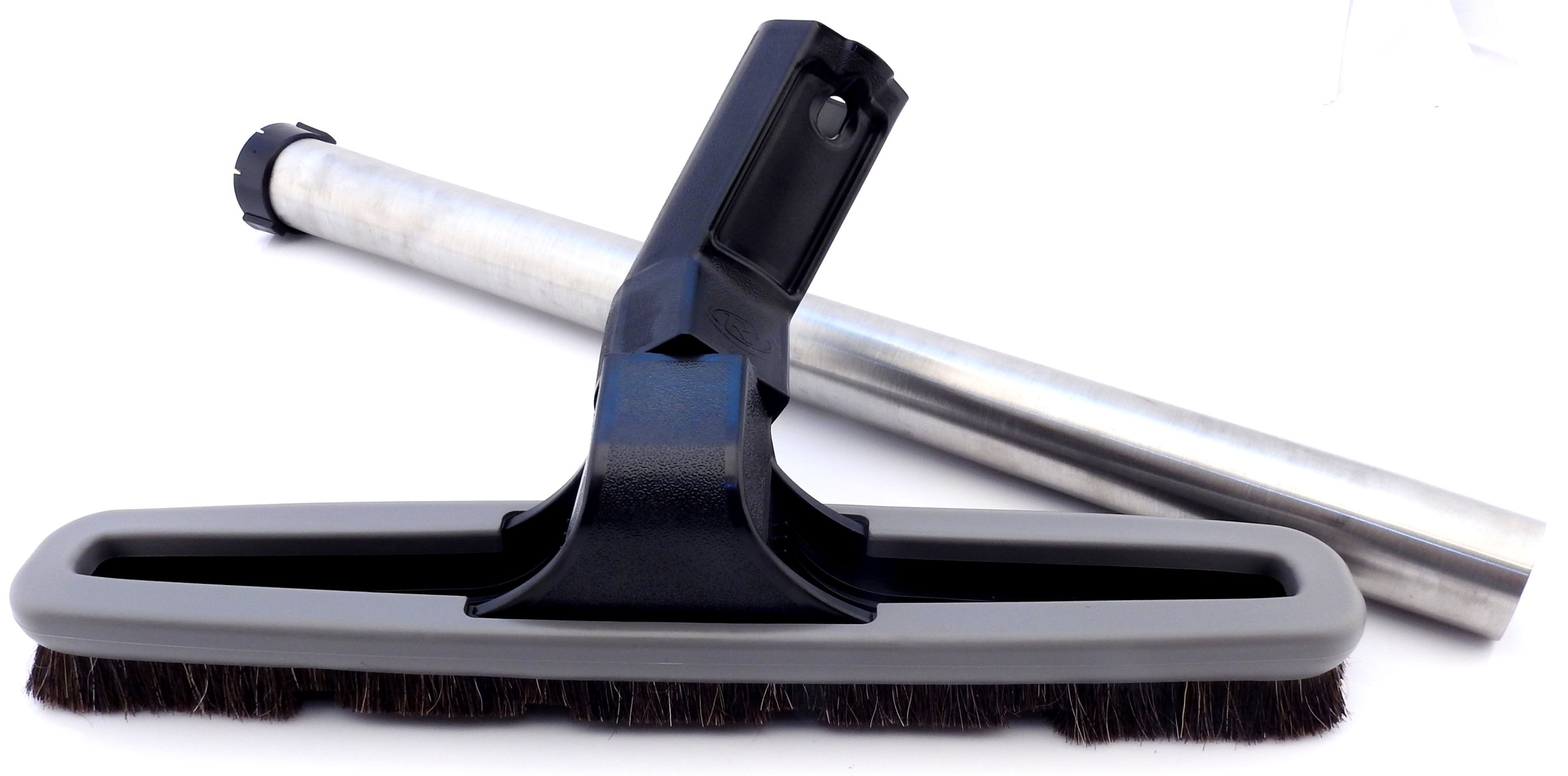 Podlahový a nástěnný kartáč 30 cm trubka rovná, nerezová Rainbow E-E2