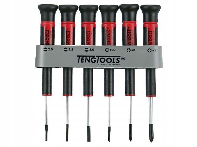 WKRĘTAKI PRECYZYJNE PŁASKIE KRZYŻOWE ZESTAW TENG