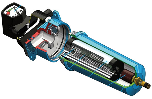 Filtr powietrza 1/2" ATS FGO 77 M filtracja 0,1 mikrona 1280l/min Kod producenta FGO77 M