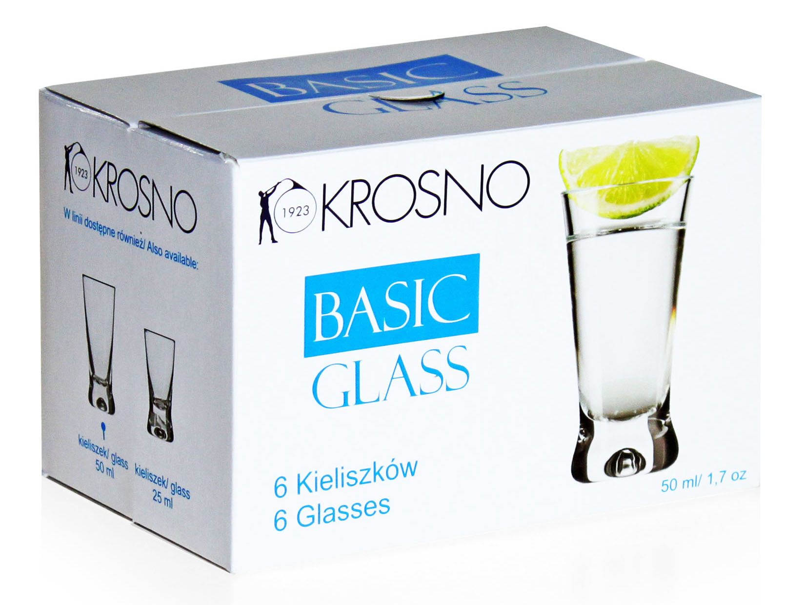 

Kieliszki do wódki Krosno X Iks Basic Glass 50ml