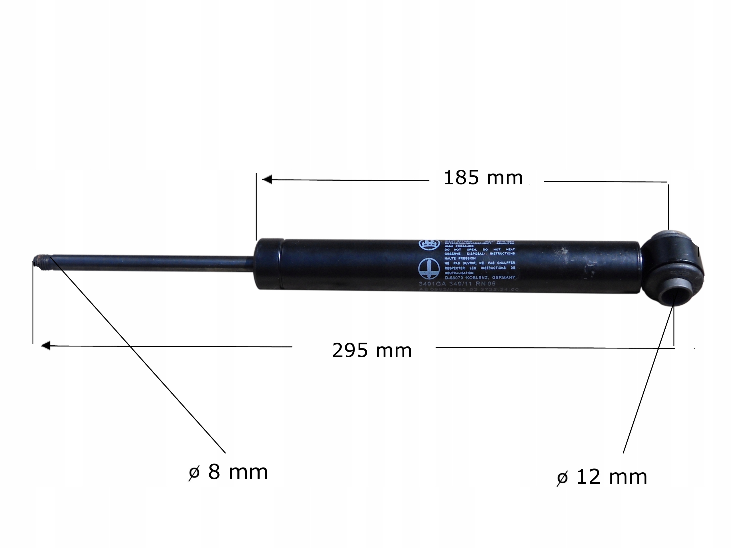 4014912 - Амортизатор привод BPW ZAF 1.15 + ZAV 1.05-2