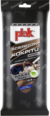 

Plak Maxi Ściereczki do kokpitu Matowe Black Trend