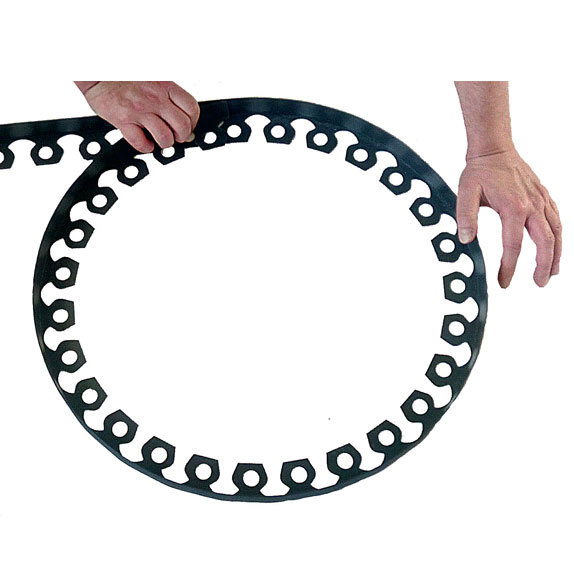 AL13 OBRZEŻE GARDENER BRĄZOWE 4cm x 10m + 20szt. kotw. Kod producenta 024b