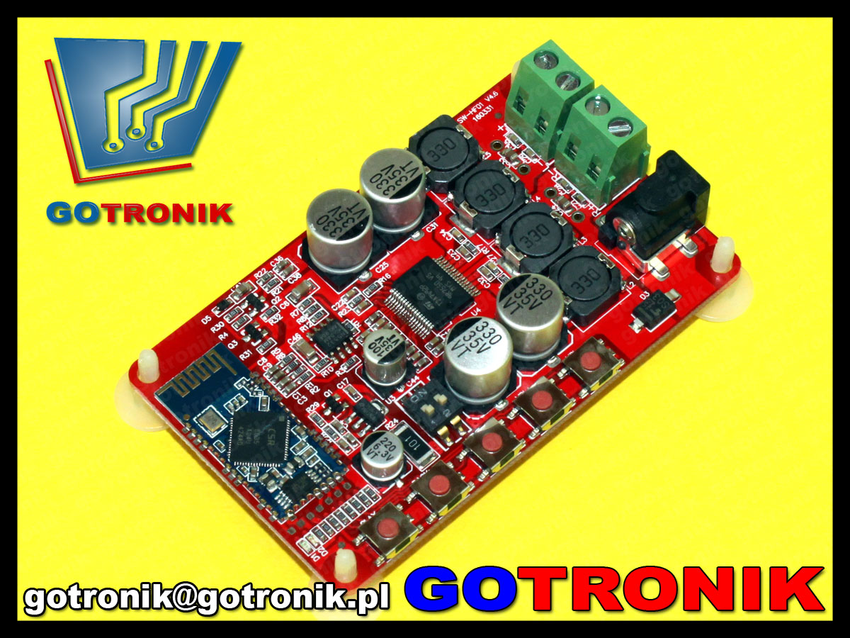 TDA7492P wzmacniacz audio 2 x 25W + moduł Bluetooth 4-16 Ohm BTE-258 Producent BTE