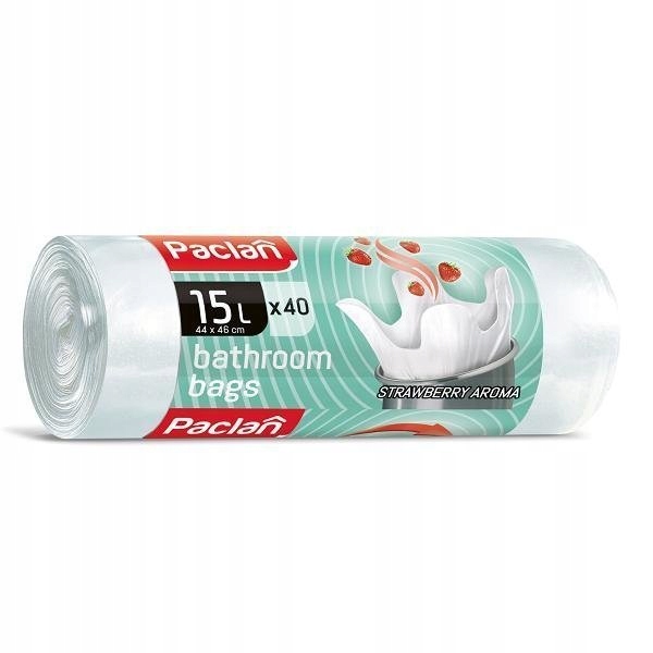 

Worki łazienkowe Paclan zapachowe białe 15l 40szt