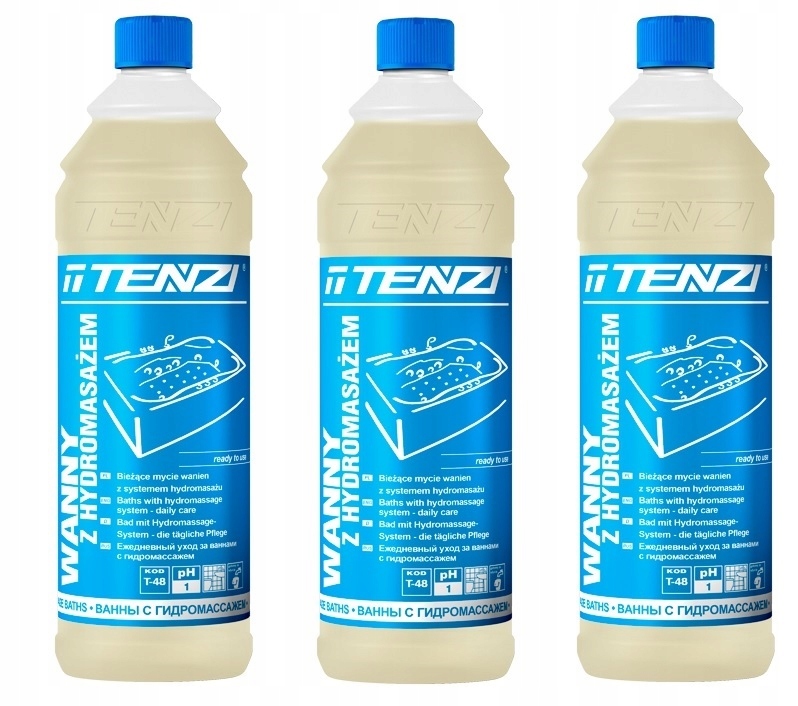 

3x Tenzi Płyn Do Czyszczenia Wanny Z Hydromasażem