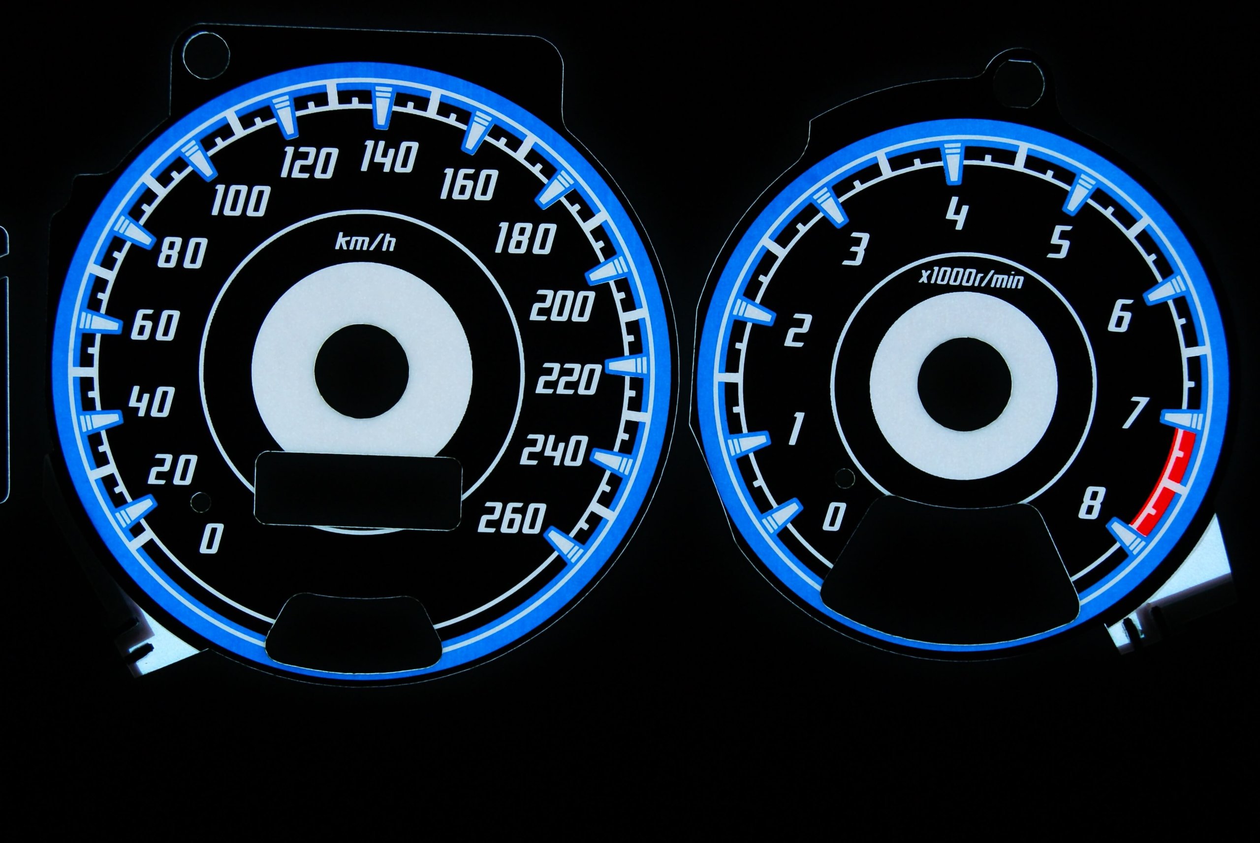 Tarcze licznika Indiglo Subaru Impreza 96-00 Producent Moman