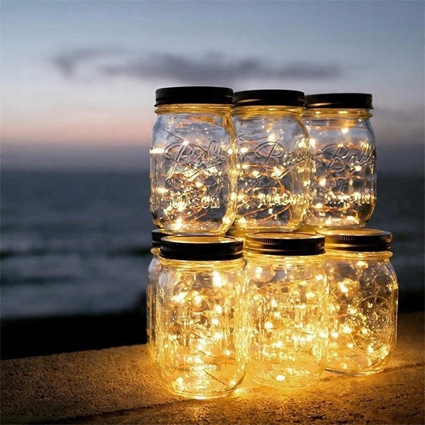 Lampki druciki 50 LED na baterie 5m białe ciepłe Waga (z opakowaniem) 0.01 kg