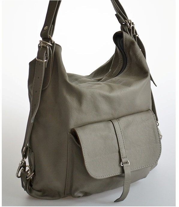 TOREBKA LISTONOSZKA PLECAK 3w1 - SKÓRA 100% Materiał dominujący skóra naturalna