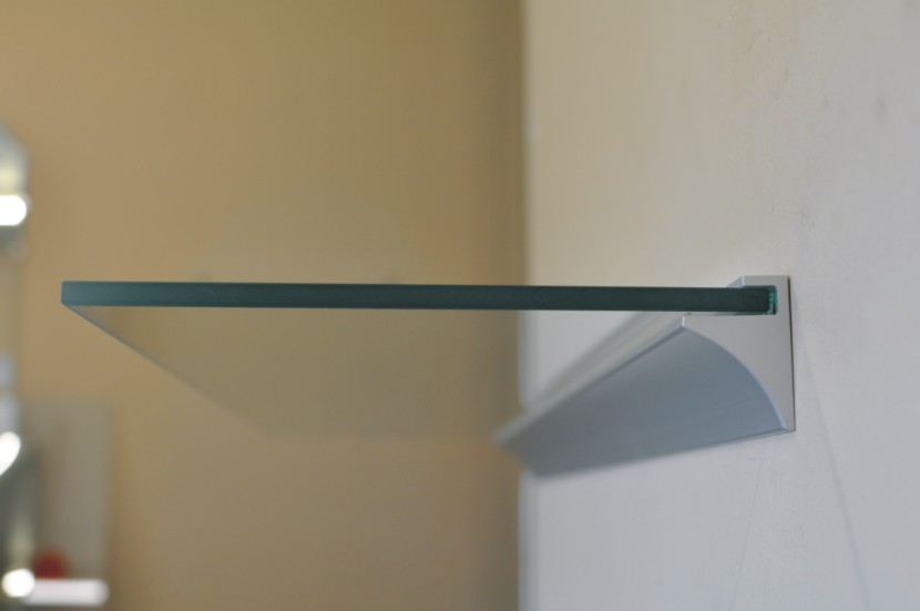 NOWOCZESNE PÓŁKI SZKLANE 80x20 PÓŁKA SZKLANA Marka Baglas