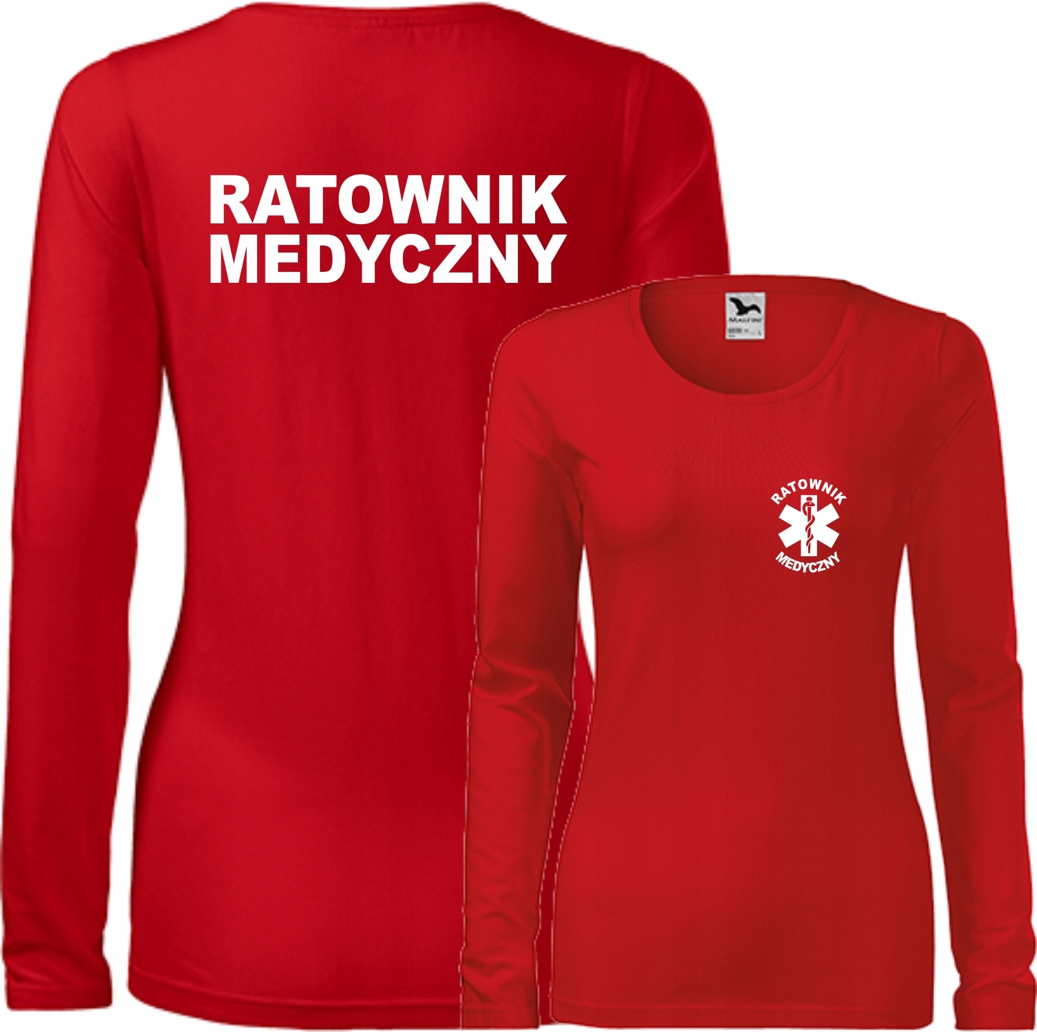 

Koszulka slim długi rękaw Ratownik Medyczny Xs