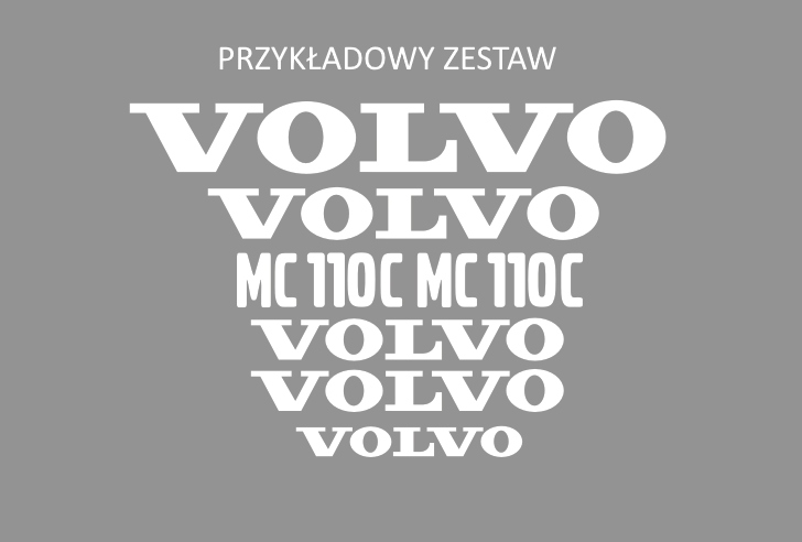 Samolepky Volvo MC 60 70 80 90 110 115 125 135 155