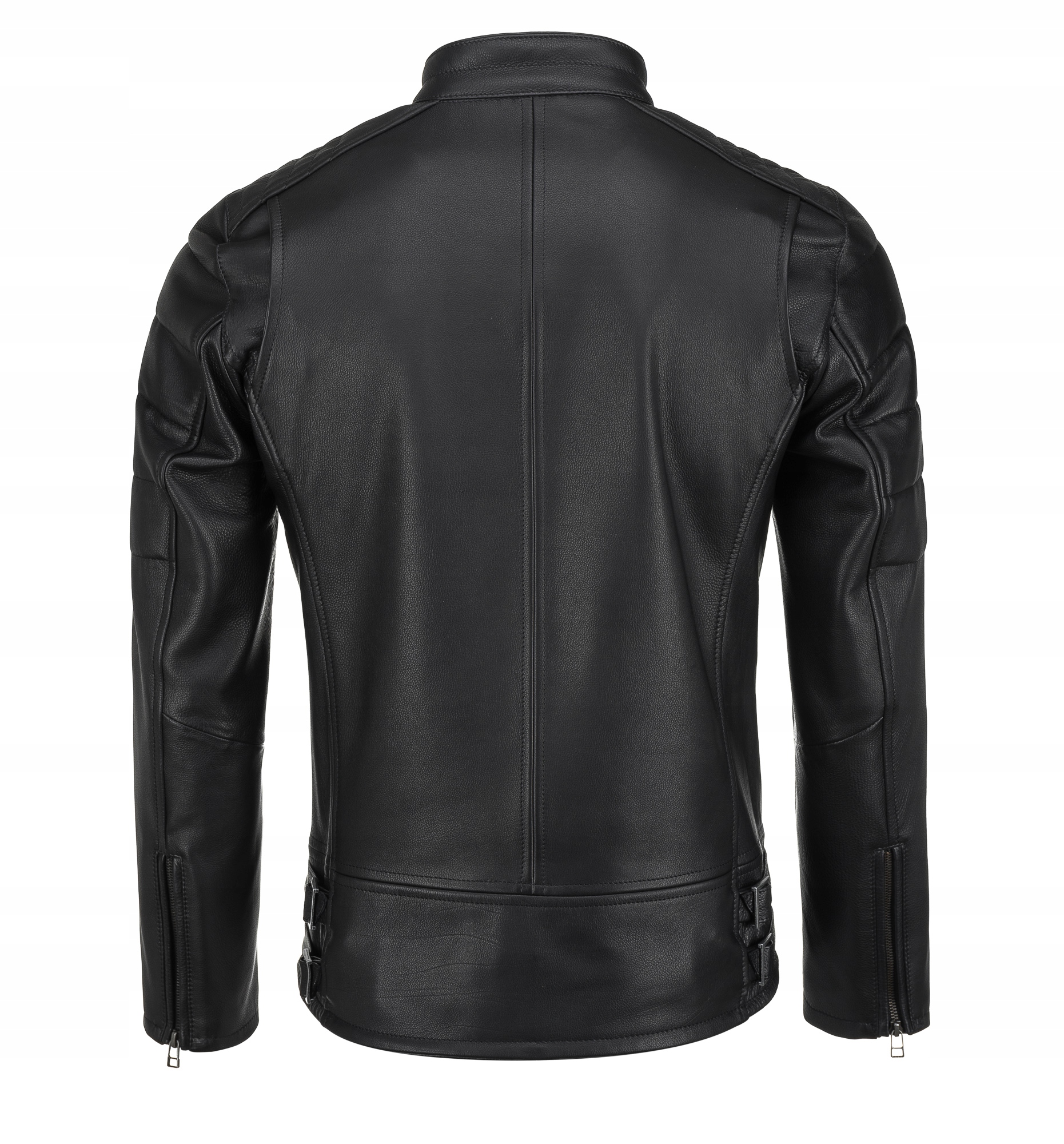 TOMSKÓR KURTKA SKÓRZANA MĘSKA CZARNA AGUSTIN S Rozmiar S