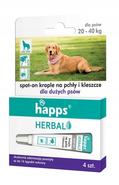 

Krople przeciw Kleszczom i Pchłom dla dużych psów