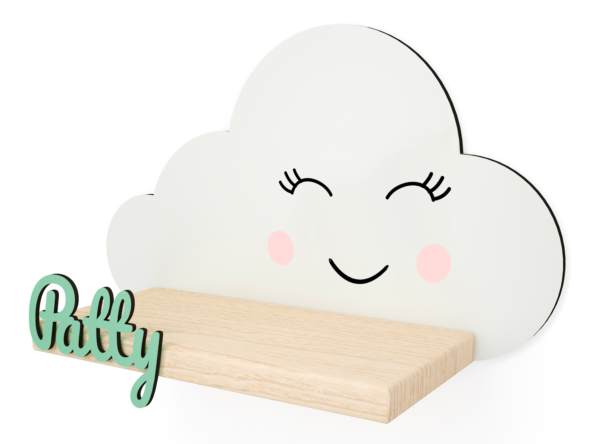 PÓŁKA CHMURKA PÓŁKI CHMURKI + IMIĘ DZIECKA +KOLORY Bohater inny