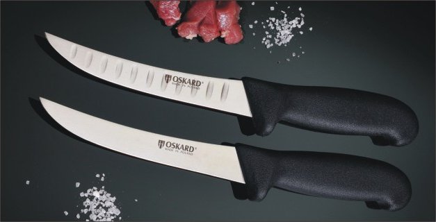 NÓŻ MASARSKI DO MIĘSA 25 CM, OSKARD Materiał uchwytu plastik