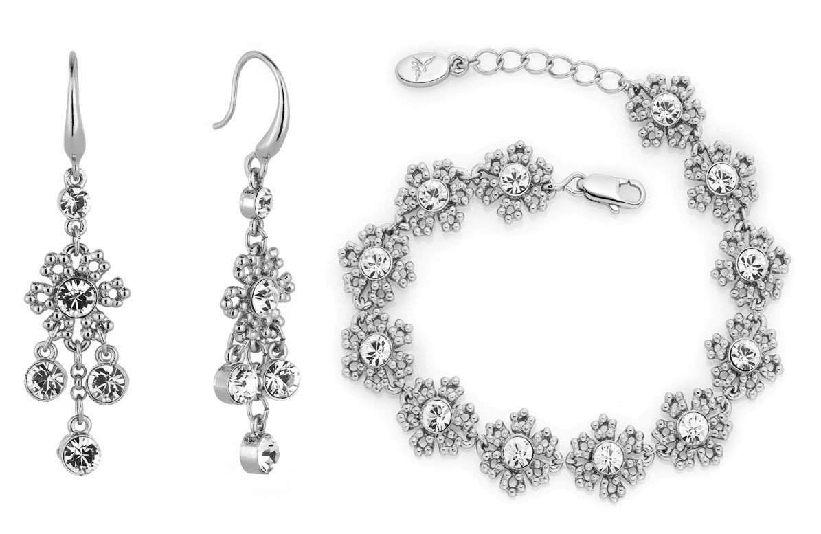 

Komplety Biżuterii Srebrny Kryształami Swarovski