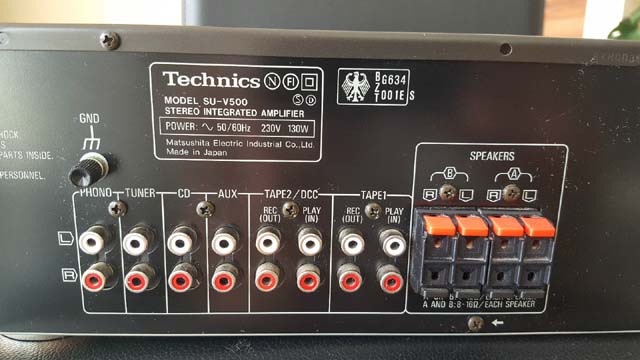 Схема technics su v500