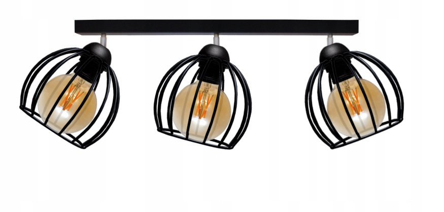 

Sufitowa Lampa Plafon Kulka Retro Loft Edison