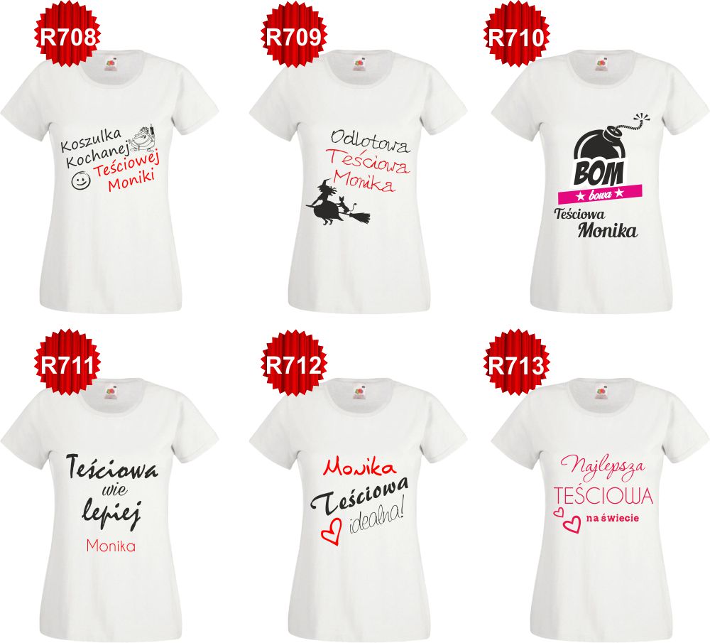 KOSZULKA TOP T-shirt najlepsza TEŚCIOWA na ŚWIECIE Rozmiar 42