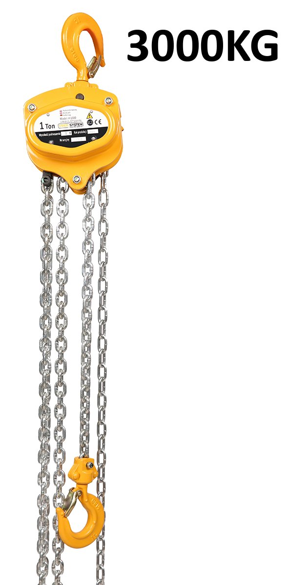 Крюк цепной подъемник 3000KG 3T H3000 сильный