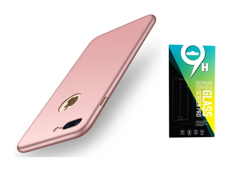 

Etui Ultra Slim Silky Touch Iphone 7 + Szkło